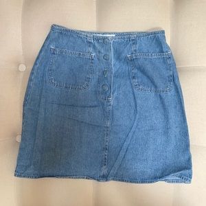 vintage denim skirt